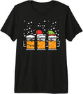 Christmas Santa Elf Funny Xmas Holiday Winter Dad Men Premium Tri-Blend T-Shirt