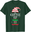 The Coffee Elf Funny Christmas Coffee Lover Xmas Gift T-Shirt