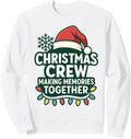 Christmas Crew Cute Lights Art Graphic Sweatshirt
