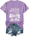 Christmas Jingle Some of The Way Shirt Probably Just Gonna Jingle Some of The Way I'm Tired Shirt
