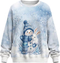 Women's Casual Crew Neck Sweatshirt Loose Soft Long Sleeve Pullover Tops Soft Fall Hoodies with Pockets