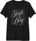 Sleigh All Day Funny Dad Christmas Winter Humor Premium Tri-Blend T-Shirt
