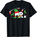 Mr And Mrs Elf Couple Matching Christmas His And Her T-Shirt