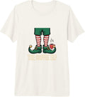The Coffee Elf Funny Christmas Coffee Lover Premium Tri-Blend T-Shirt