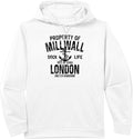 Property of Millwall Isle of Dogs London Anchor Black Aged Performance Hoodie