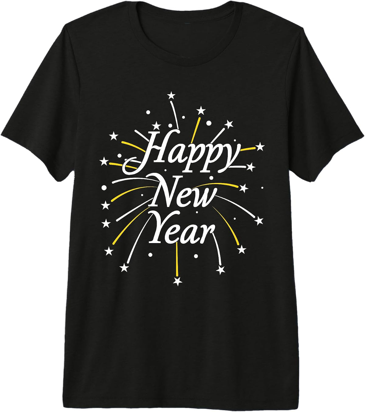 Happy New Year Matching Family New Year Fireworks Countdown Premium Tri-Blend T-Shirt