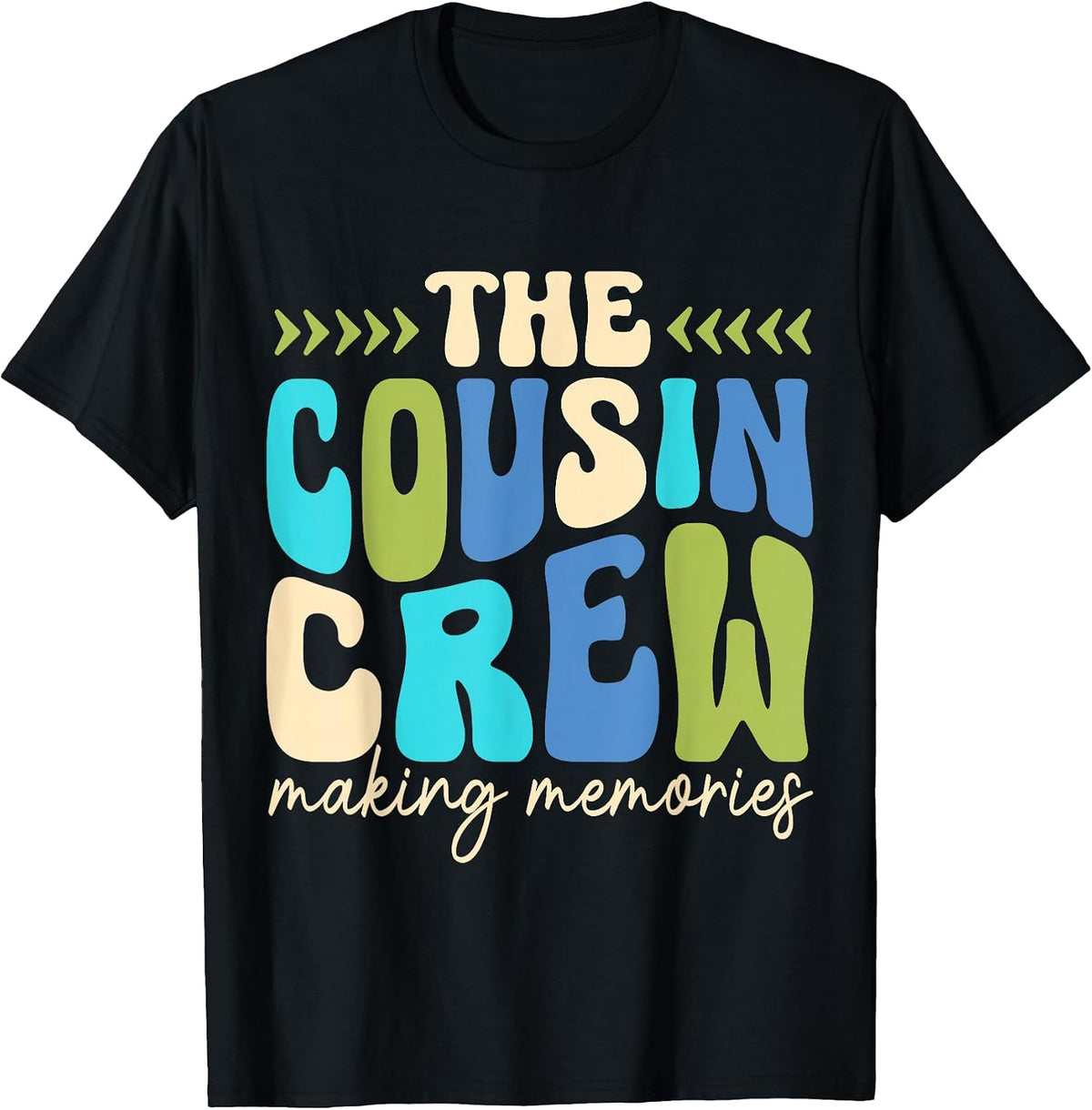 Cousin Crew 2026 Making Memories Family Vacation Camp Kids T-Shirt