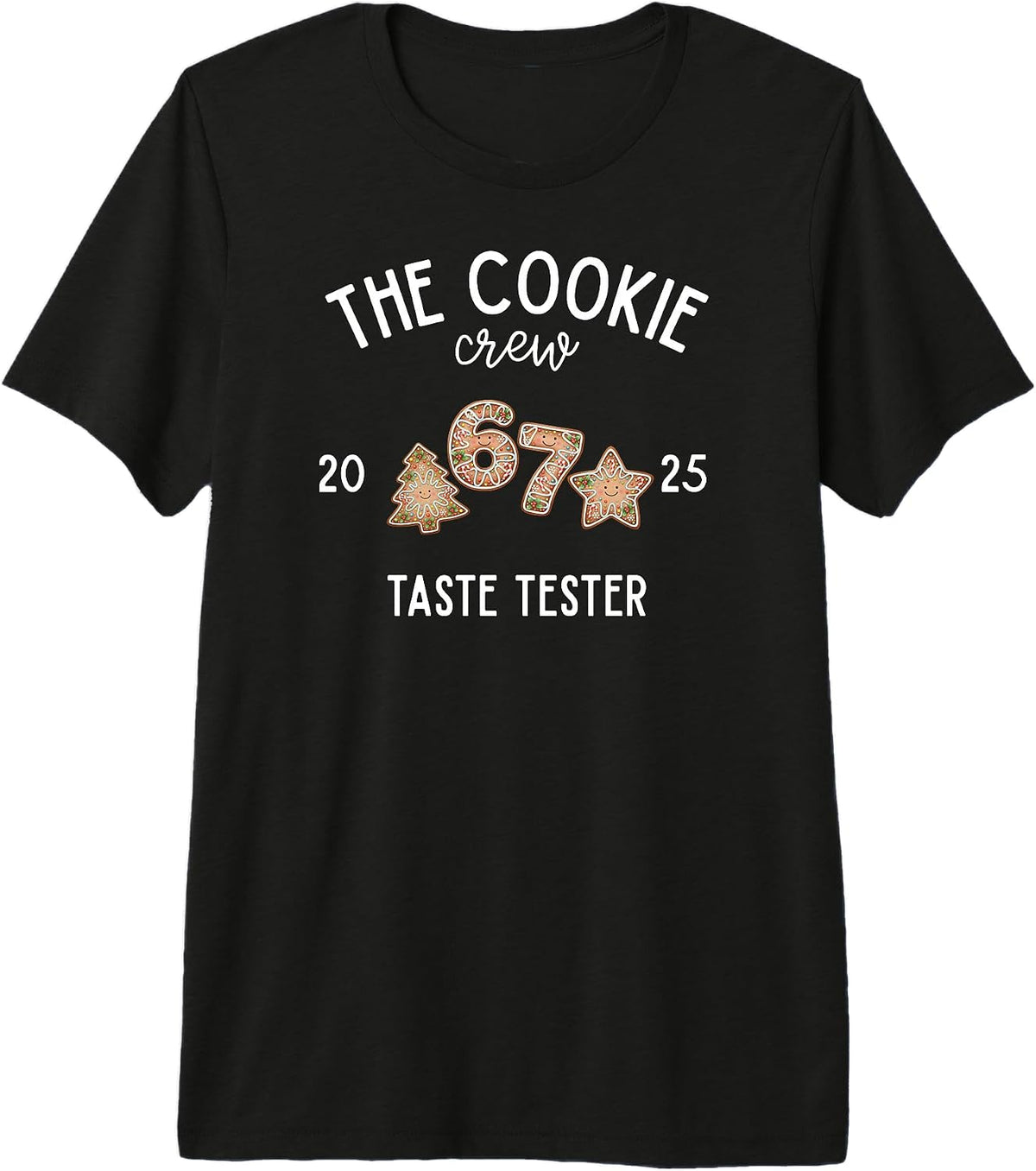 Christmas 2025 Cookie Crew Christmas Baking Funny 67 Meme Premium Tri-Blend T-Shirt