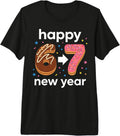 Happy New Year 6 7 Funny 2027 Sweets Premium Tri-Blend T-Shirt