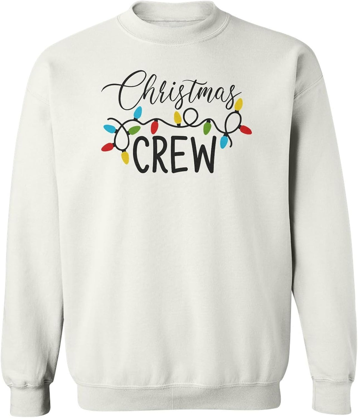 Christmas Crew Member - Xmas Lights Inspired Gift Unisex Crewneck Sweatshirt