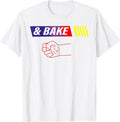 Shake or Bake Funny Dad Kid Matching Happy Father's Day Papa T-Shirt