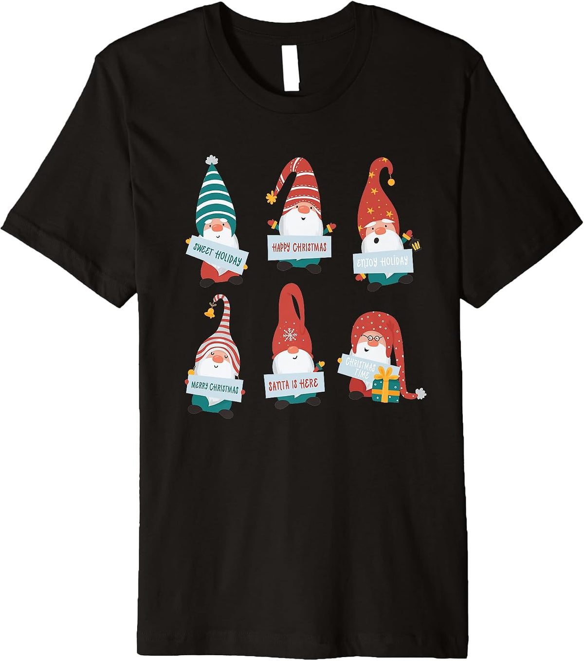 Cute Christmas Gnome Merry Xmas - Merry Christmas - New Year Premium T-Shirt