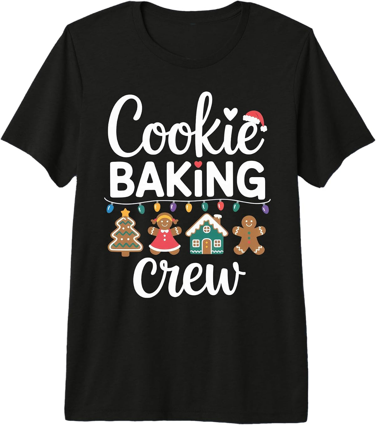 Cookie Baking Crew Christmas Bakers Holiday Family Fun Premium Tri-Blend T-Shirt