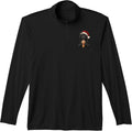 Christmas Black Labrador Coffee Lover Santa Hat Sunglasses Performance Quarter-Zip Top