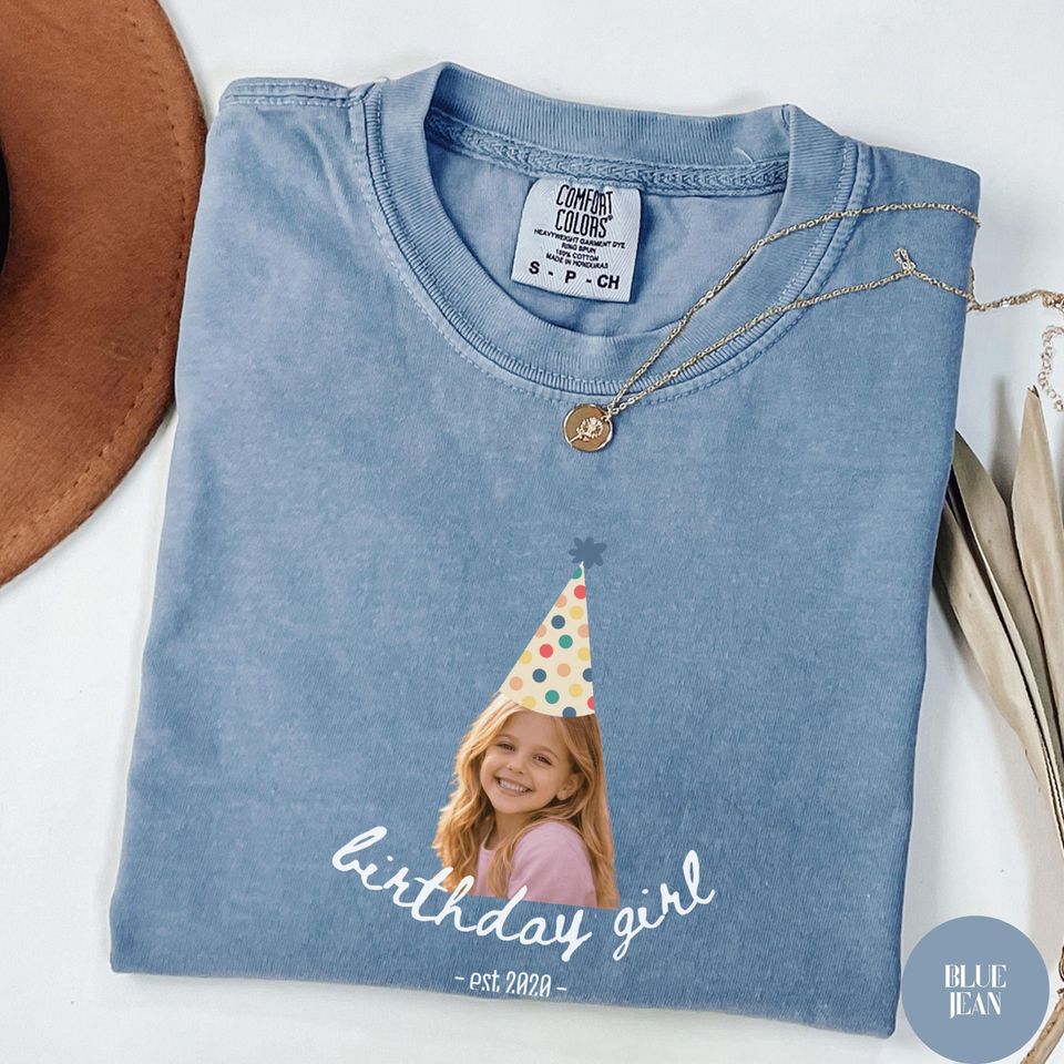 Custom Face Birthday Shirt, Personalized Photo Sweatshirt, Custom Year Birthday Tee, Funny Face Party Shirt, Milestone Birthday Gift