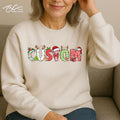 Custom Name Christmas Hoodie Tee Matching Family Christmas Sweatshirt Personalized Christmas gift Hoodie Christmas Name Long sleeve