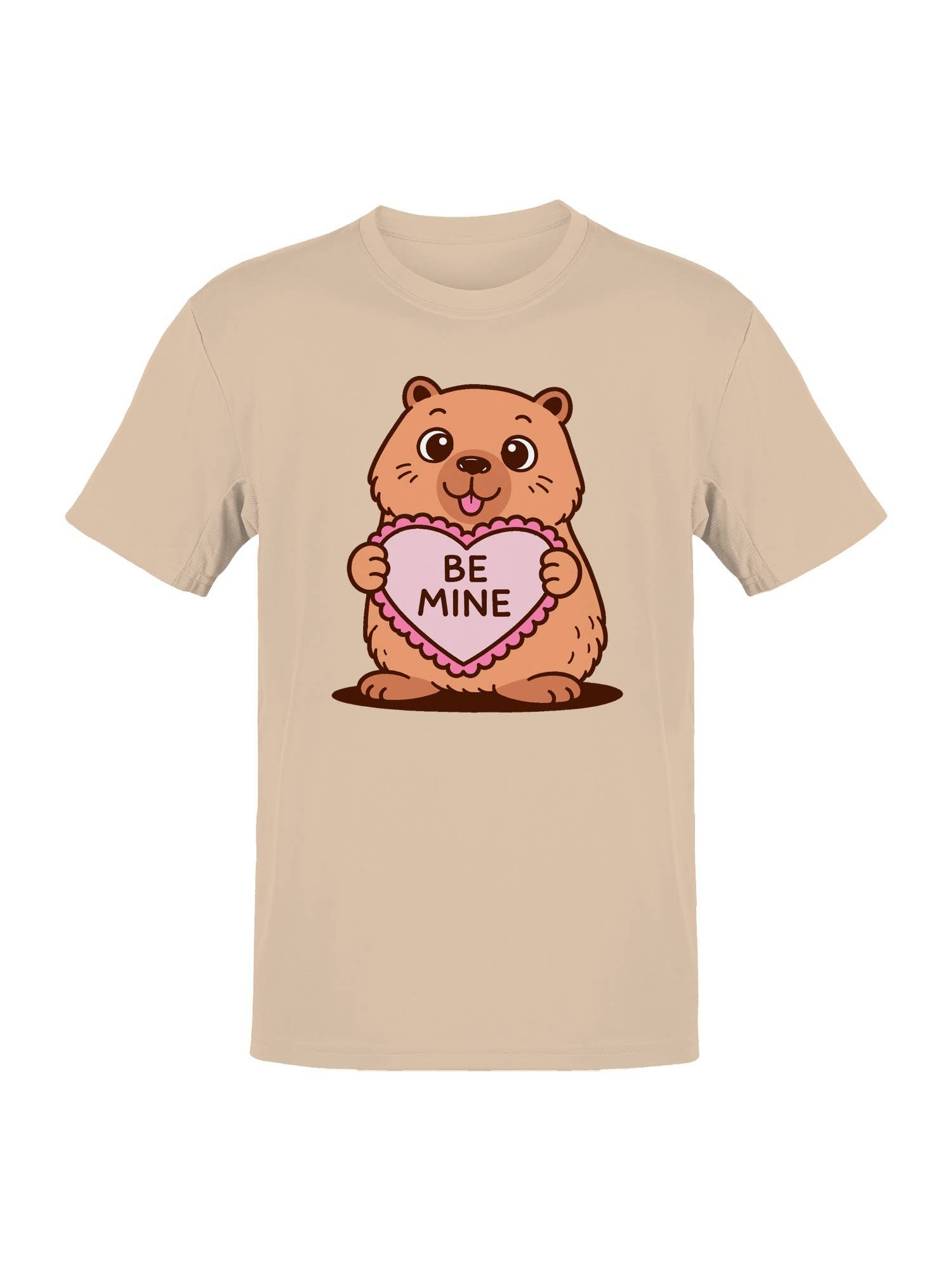 Adorable Wombat Valentine Design Men's T-Shirt