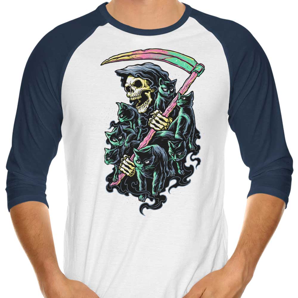 7 Deadly Cats - 3/4 Sleeve Raglan