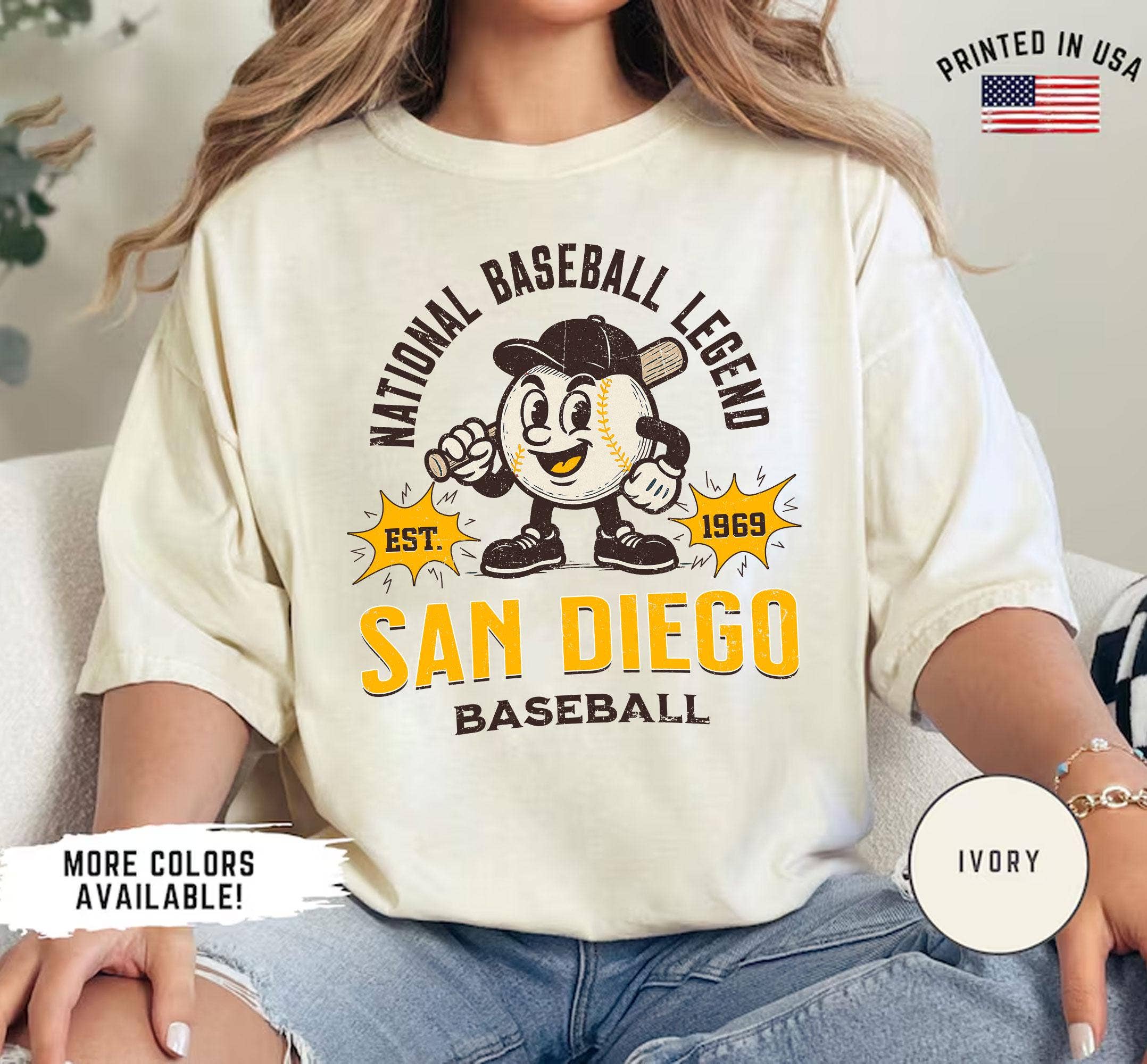 San Diego Baseball Game Day Tee