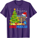 Happy Chrismukkah Merry Christmas Happy Chanukah Jewish T-Shirt