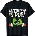 A Little Who Is Due Shirt Pregnancy Announcement Christmas T-Shirt