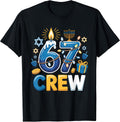 Hanukkah 67 Crew Funny Six Seven Brainrot Meme Holiday T-Shirt
