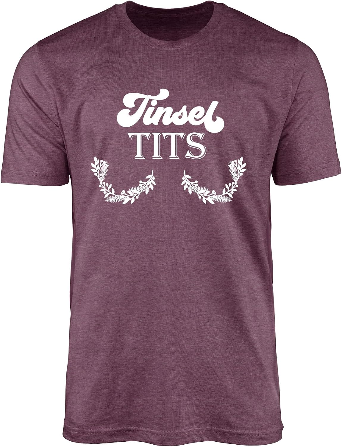 Funny Adult Christmas Couple T-Shirts - Festive Humor Holiday Ornaments & Tinsel Graphic Tees