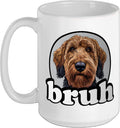 Funny Mens Womens Kids Bro Bruh Otterhound Lover Ceramic Mug, White, 15oz
