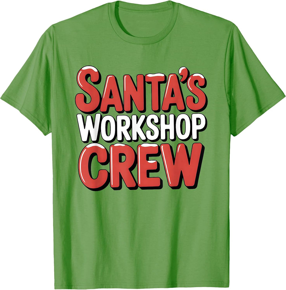 Santa's Workshop Crew Funny Group Cousin Family Christmas T-Shirt