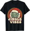 Jingle Vibes Christmas Holiday Festive Season Cheerful T-Shirt