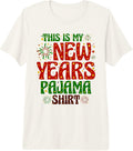 Funny New Years Eve Pajama 2027 Celebration Party Fireworks Premium Tri-Blend T-Shirt