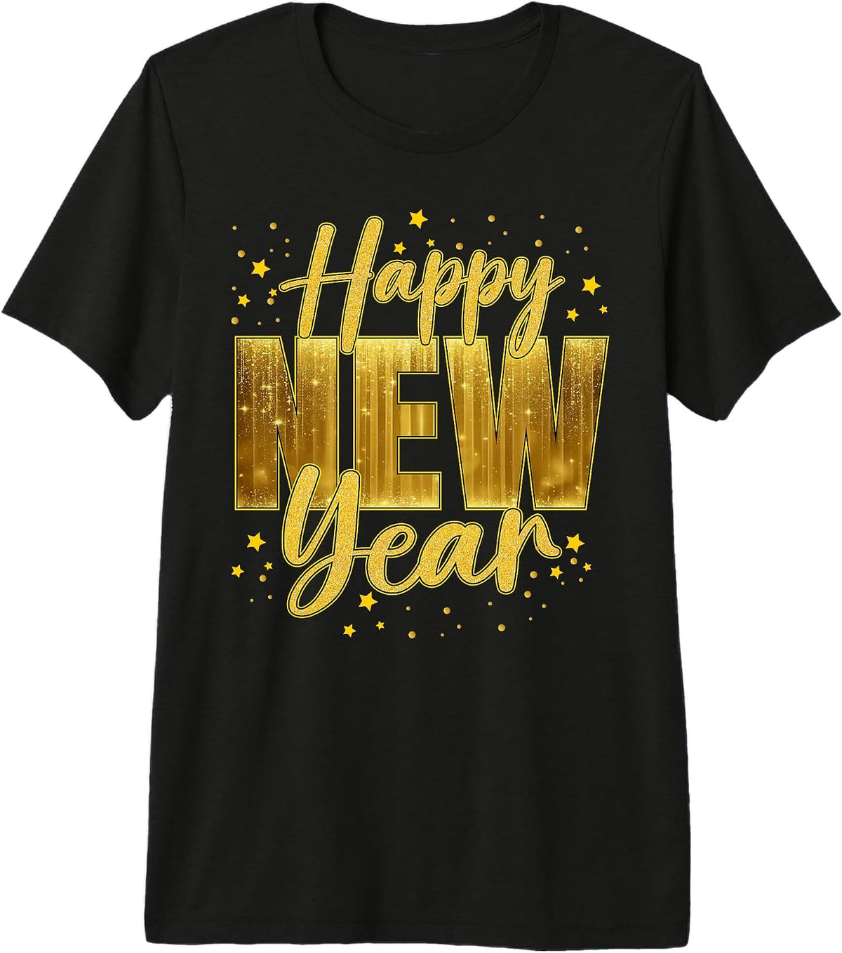 Happy New Year Family Matching Costume New Years Eve Party Premium Tri-Blend T-Shirt