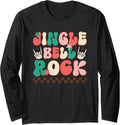 Jingle Bell Rock Retro Holiday Cheer Fun Long Sleeve T-Shirt