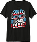 American 2nd Grade Dude Cool Teacher Happy Coolest Patriotic Premium Tri-Blend T-Shirt