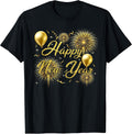 Happy New Year Eve Party 2026 Family Matching Costume T-Shirt
