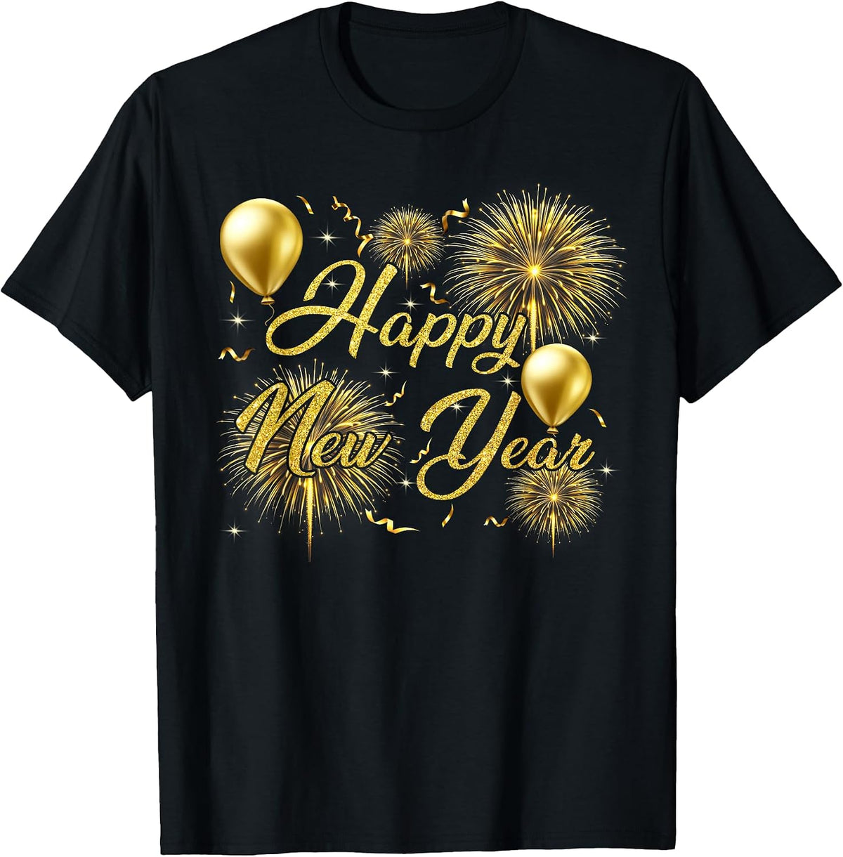 Happy New Year Eve Party 2026 Family Matching Costume T-Shirt