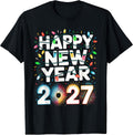 Happy New Year 2027 Sparkle Shirt for Women T-Shirt
