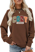 Cozy Season Sweatshirt for Women Fall Graphic Tops Casual Pullover