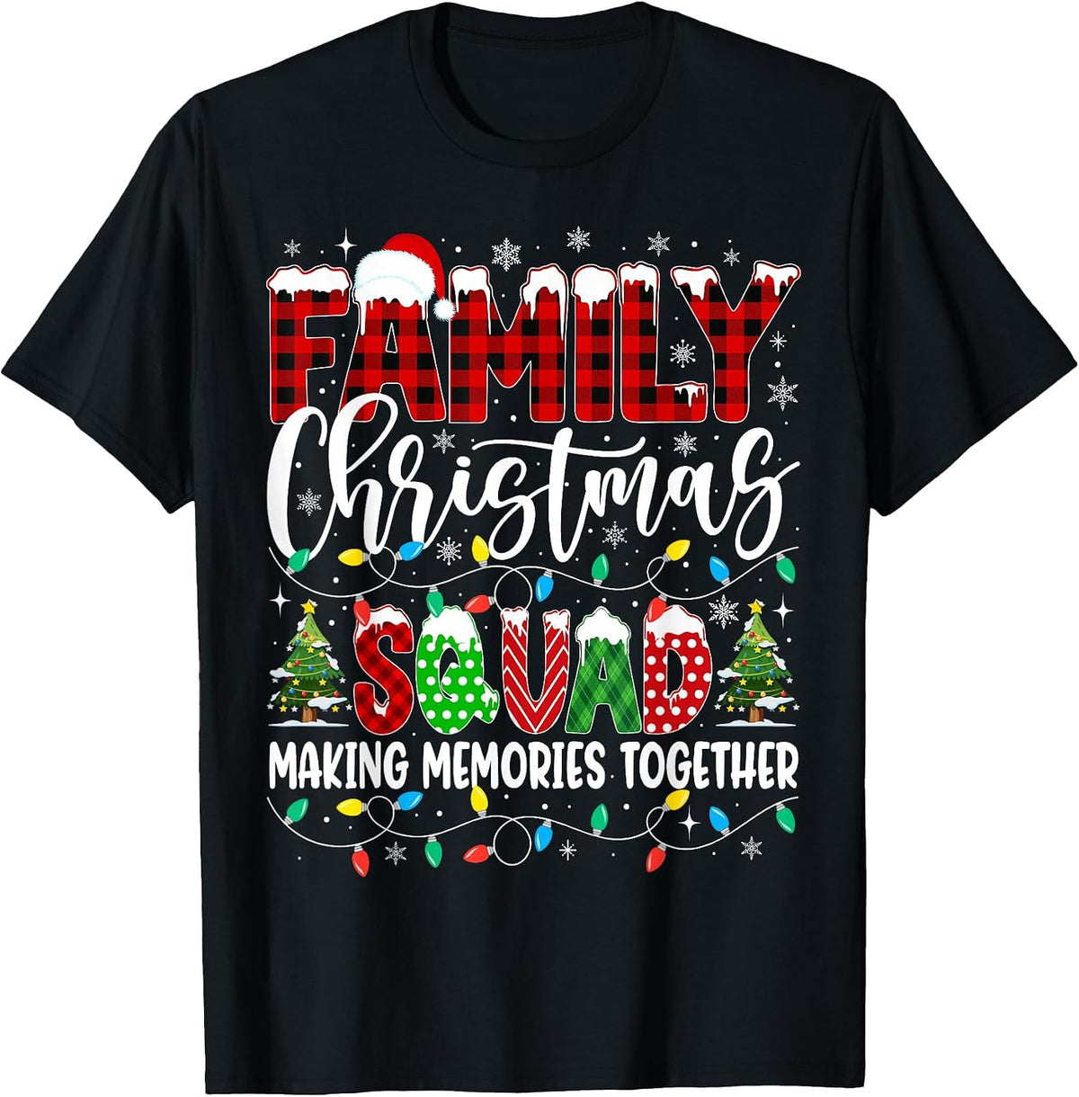 Family Christmas Squad Making Memories Xmas Matching Pjs T-Shirt
