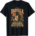 Dad Zilla Japanese Monster Funny Fathers Day Kaiju Daddy T-Shirt