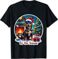 Tis The Season Lancashire Heeler Dog Merry Christmas Mom Dad T-Shirt
