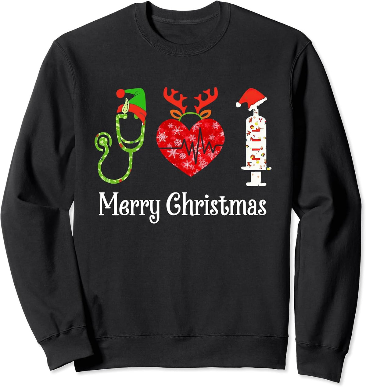 Christmas Nurse Shirts Women Xmas Scrubs PJ Gifts
