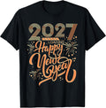 Happy New Year 2027 Loading New Years Eve Party Men Womens T-Shirt