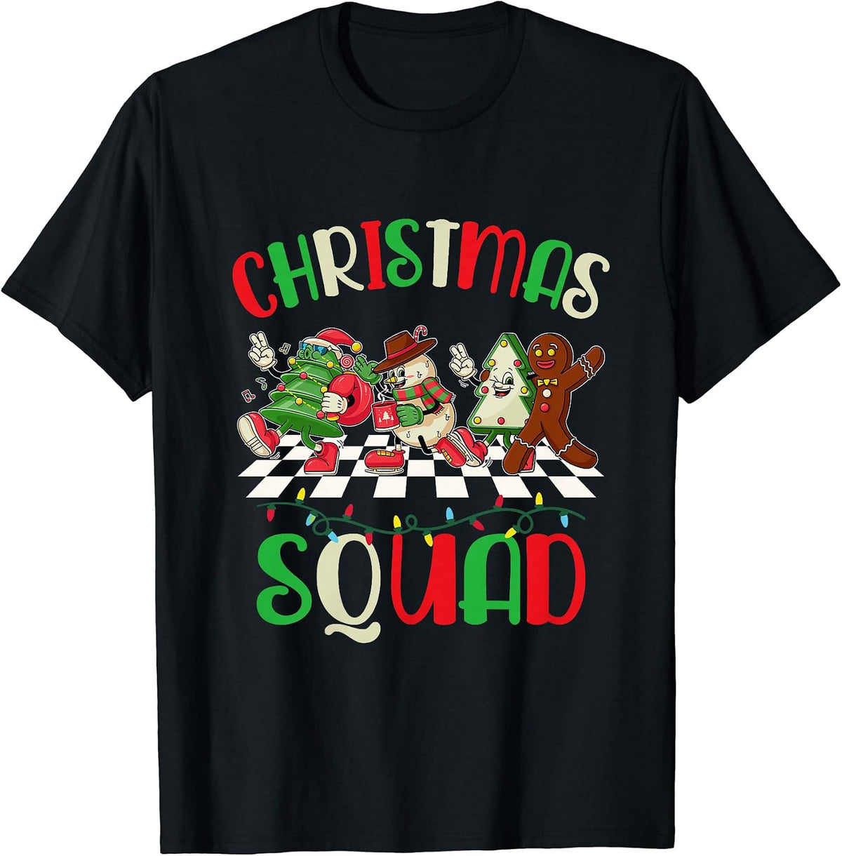 Funny Cute Christmas 2025 Vibes Santa Claus Family