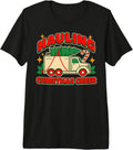 Hauling Christmas Cheer Truck Driver Trucker Semi Design Premium Tri-Blend T-Shirt