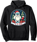 Tis The Season Yeti Aboninable Snowman Christmas Tree Kids Pullover Hoodie