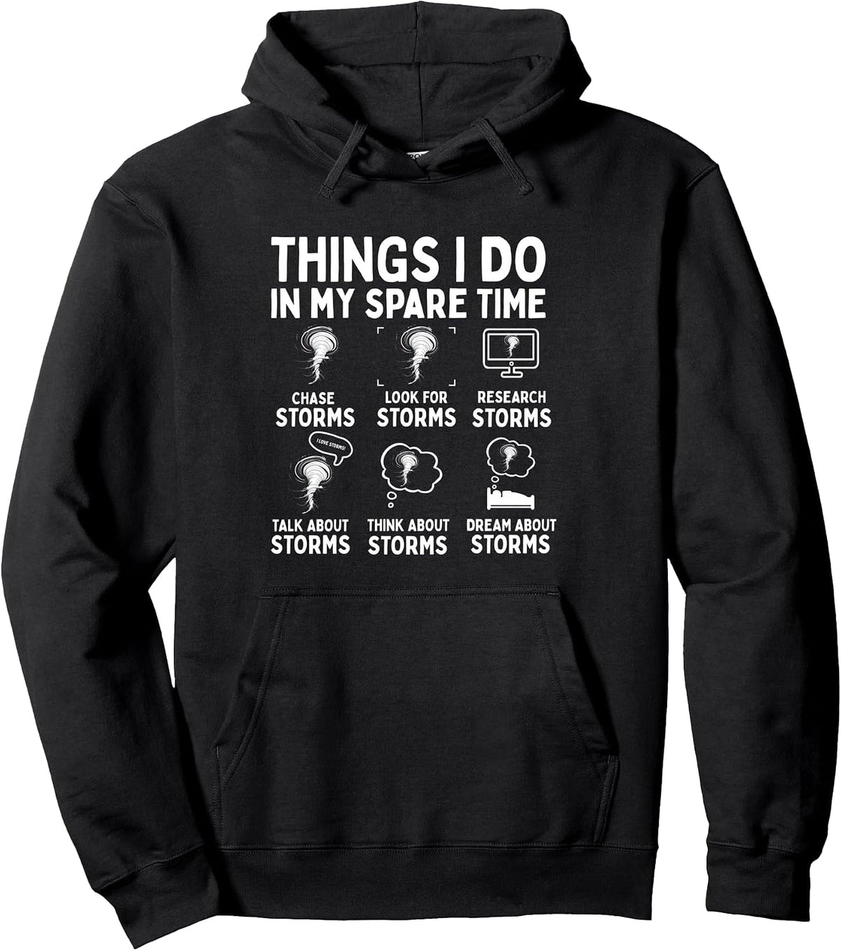 Storm Chaser Tornado Chasing Funny Twister Chasers Men Kids Pullover Hoodie