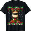 Coffee Christmas Ugly Sweaters Festive Coffee Lover Xmas T-Shirt