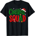 Christmas Squad Festive Holiday Matching Family Pajamas T-Shirt
