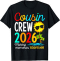 Cousin Crew 2026 Summer Vacation Beach Family Trip Matching T-Shirt